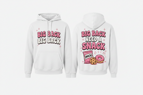 Big back hoodie 🍩