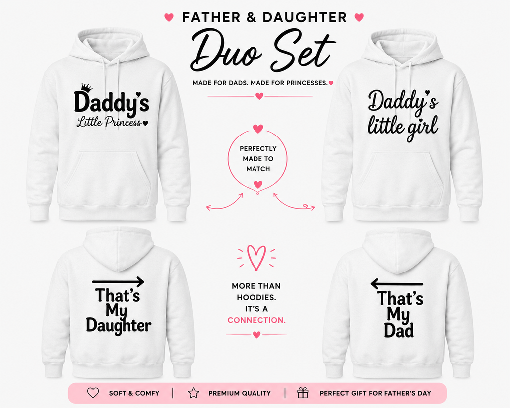 Father & daughter matching set 💕