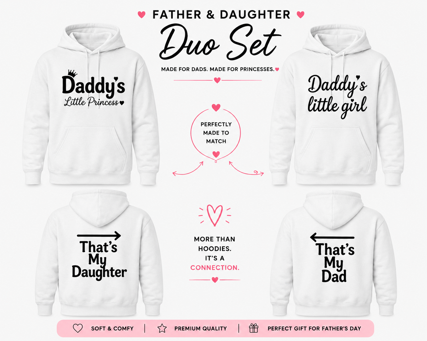 Father & daughter matching set 💕