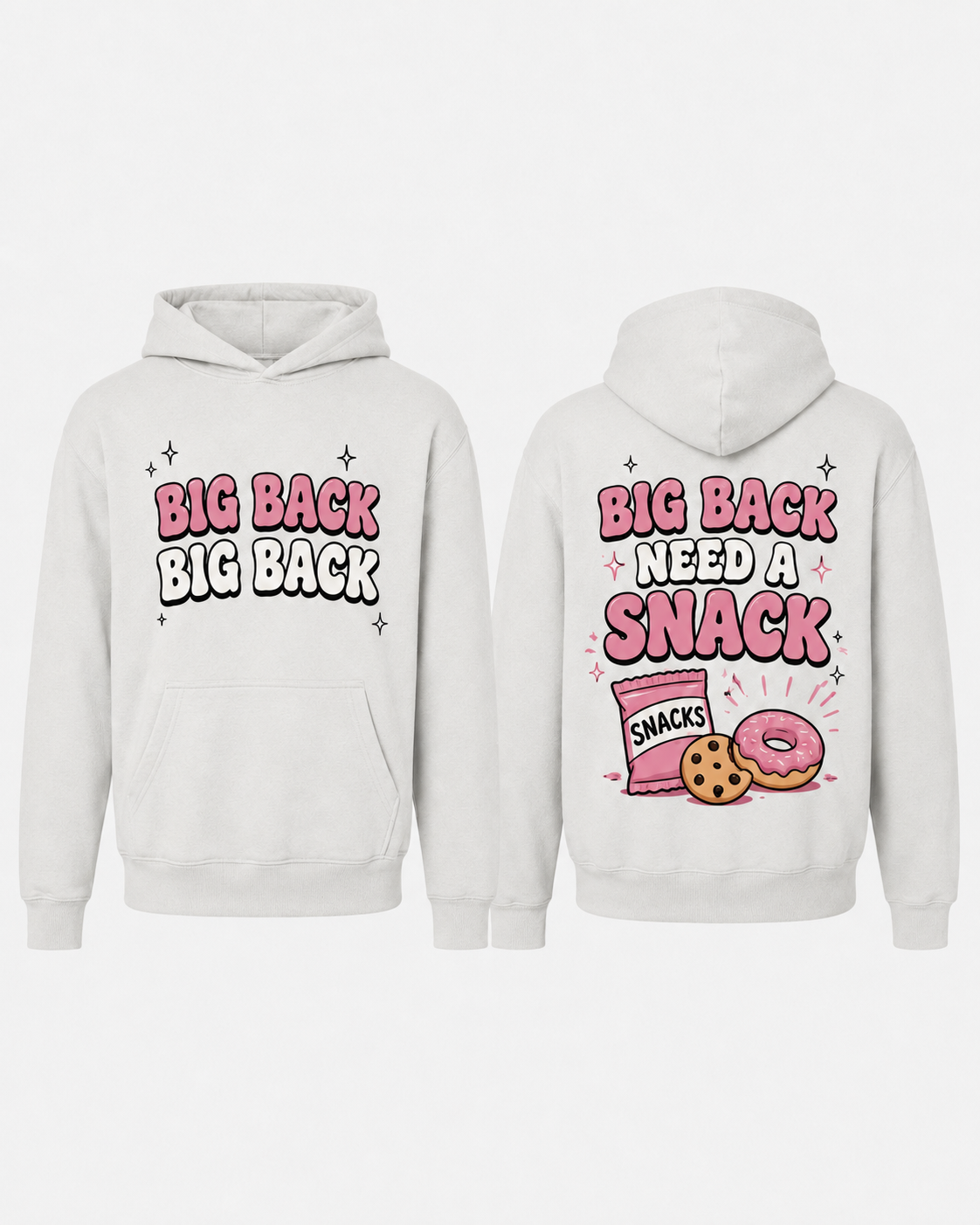 Big back hoodie 🍩