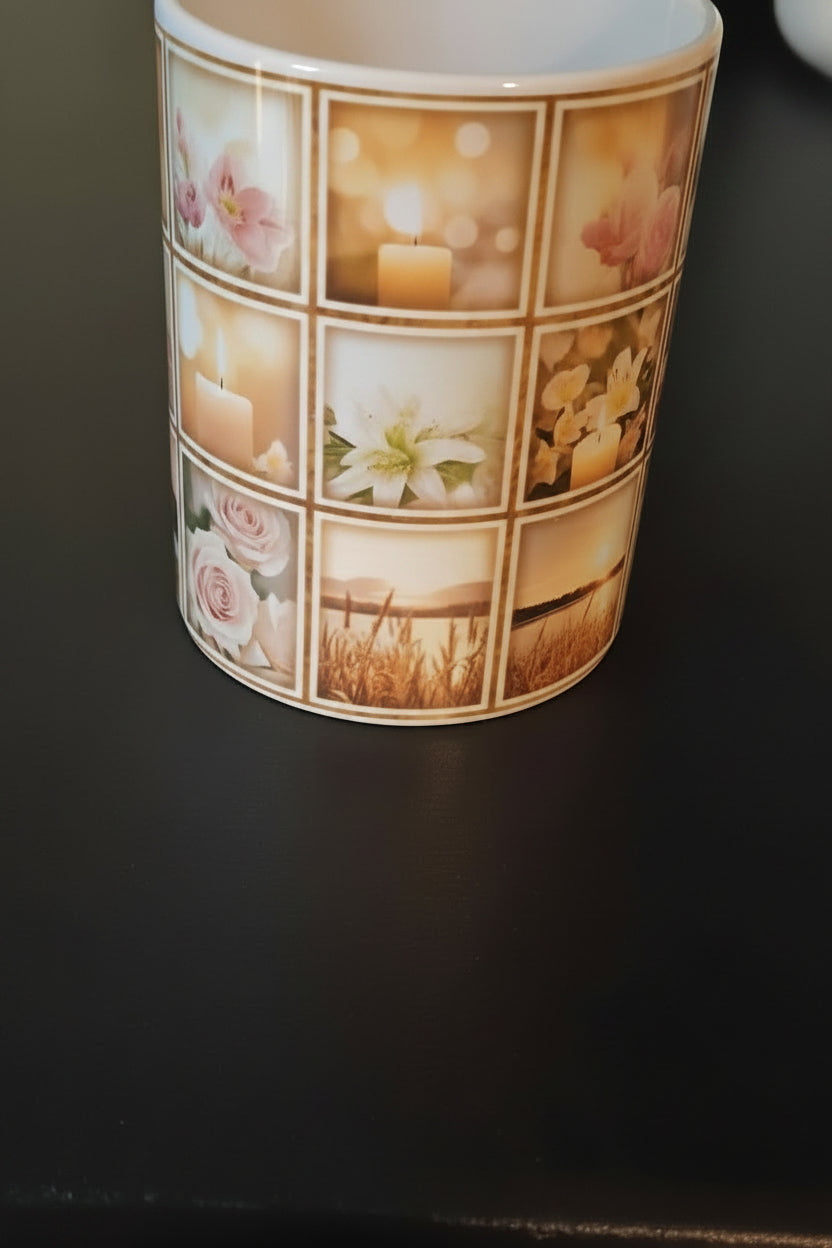 (12oz) Custom photo collage mug